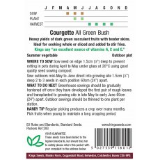 Courgette All Green Bush