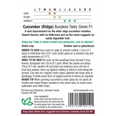 Cucumber Burpless Tasty Green F1