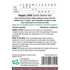 Pepper Chilli Scotch Bonnet Red