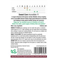 Sweet Corn Incredible F1
