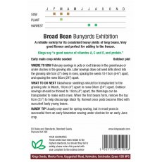Broad Bean Bunyards Exhibition