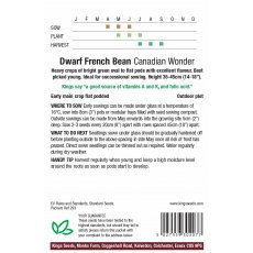 Dwarf French Bean Canadian Wonder