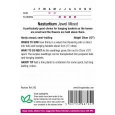 Nasturtium Jewel Mixed