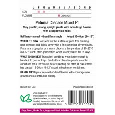 Petunia Cascade Mixed F1
