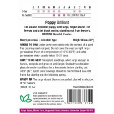 Poppy Brilliant Scarlet