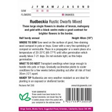 Rudbeckia Rustic Dwarf Mixed