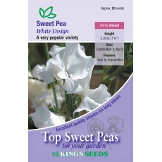 Sweet Pea White Ensign
