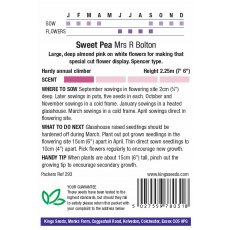 Sweet Pea Mrs R Bolton