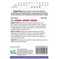 Sweet Pea King Size Formula Mix