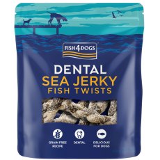 Fish4Dogs Dental Sea Jerky Fish Twists   100G