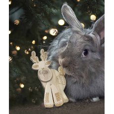 Patchwork Reindeer Gnaw