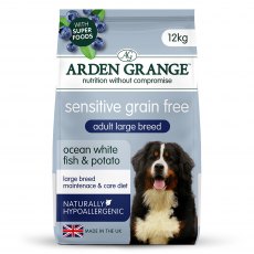 ARDEN GRANGE Adult Dog Large Breed Sensiive Fish   12kg