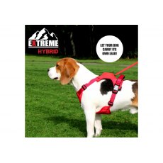 ANCOL Extreme Hybrid Harness Poppy Red  XL