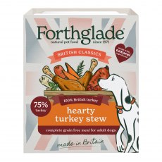FORTHGLADE British Classics Complete Grain Free Adult Hearty Turkey Stew 395g FORTHGLADE British Classics Complete Grain Free Adult Hearty Turkey Stew 395g