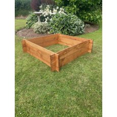 ROCKETGRO Raised Bed Square 1m x1m x 30cm