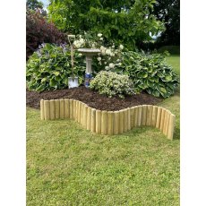 ROCKETGRO Log Roll Edging (6") 1.8m x 15cm