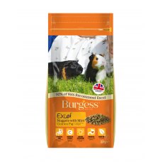 BURGESS Excel Guinea Pig Nuggets with Mint   2Kg BURGESS Excel Guinea Pig Nuggets with Mint   2Kg