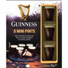 Guinness 9 Mini Chocolate Pints 82g