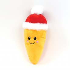 HAPPY PET Christmas Carrot Dog Toy