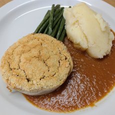 FESTIVE MAIN MEAL Herb cumble vegetable pie FESTIVE MAIN MEAL Herb cumble vegetable pie