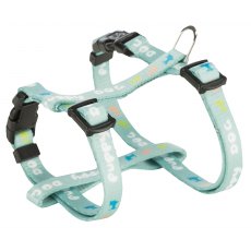 TRIXIE Junior puppy harness with leash, 23–34 cm/8 mm, 2.00 m, mint