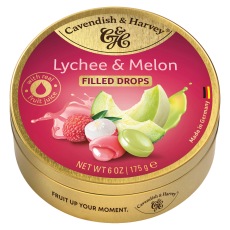 Cavendish & Harvey Lychee and Melon Filled Drops 175g