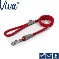 ANCOL Viva Rope Lead Reflective Red 1.07mx10mm