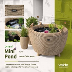 Velda Orbis Mini-Pond Sepia