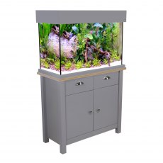 AQUA ONE Oakstyle Cabinet 145 Shades Collection Flint Grey (88x41x77cm)