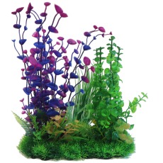 BETTA 13 Purple & Green Plastic Plant