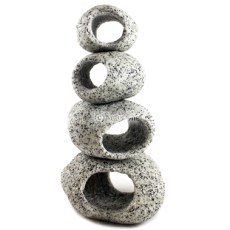 AQUA ONE Cave Round 9.5x8.5x5.3cm Marble (S)