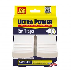 THE BIG CHEESE Ultimate Power Ready Baited Rat Trap Twinpack