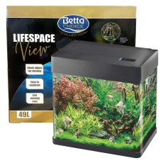 BETTA CHOICE Lifespace View 49L Aquarium - Black
