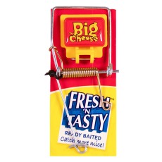 THE BIG CHEESE Fresh Baited Mouse Trap