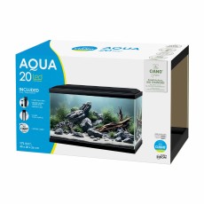 CIANO Aqua 20 Aquarium With LED Light - Black