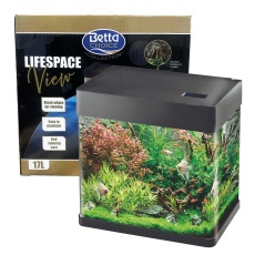 Betta Choice Lifespace View 17L Aquarium - Black