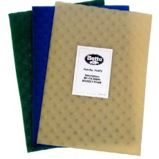 BETTA 9000L Budget Foam (3pk 1 xwhite,green&blue)
