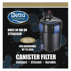 Betta Choice 1620 UV Canister Filter