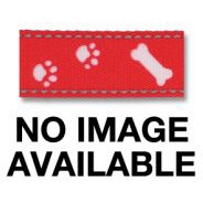 ANCOL Fashion Lead Red Reflective Stars 1mx19mm