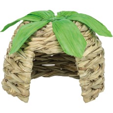 TRIXIE House with corn leaves, grass, Round, 16 x 12 x 16 cm TRIXIE House with corn leaves, grass, Round, 16 x 12 x 16 cm