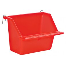 TRIXIE Hanging bowl with wire holder, plastic 200 ml/11 × 9 cm, Assorted Colours