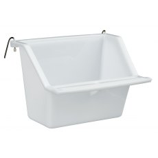 TRIXIE Hanging bowl with wire holder, plastic 200 ml/11 × 9 cm, Assorted Colours