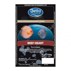 FROZEN FOOD BETTA Choice Beef Heart Blister Pack FROZEN FOOD BETTA Choice Beef Heart Blister Pack