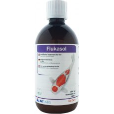Koi Care Flukasol 500ml Treats 4000 gall
