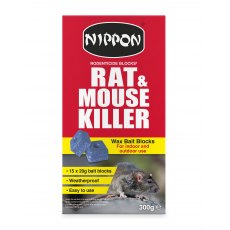 NIPPON Rodenticide Wax Blocks   300g