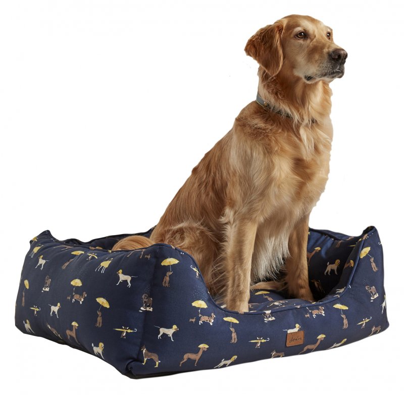 Joules Dog Print Box Bed Medium Willowbrook Nursery and Garden Centre