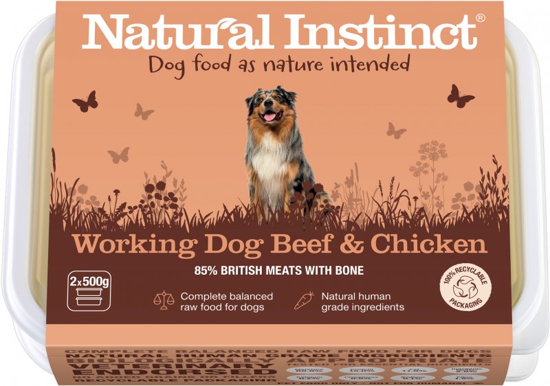 Working Dog Beef & Chicken 2 x 500g