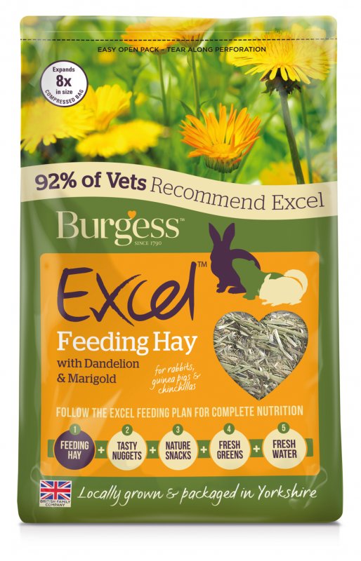 Excel_Feeding_Hay_Dandelion_Marigold_1kg