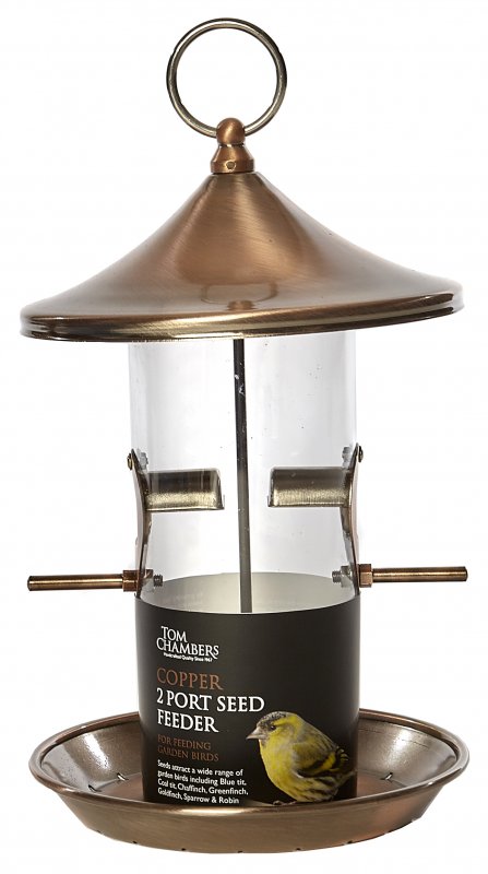 CS070 Copper 2-port Seed Feeder 