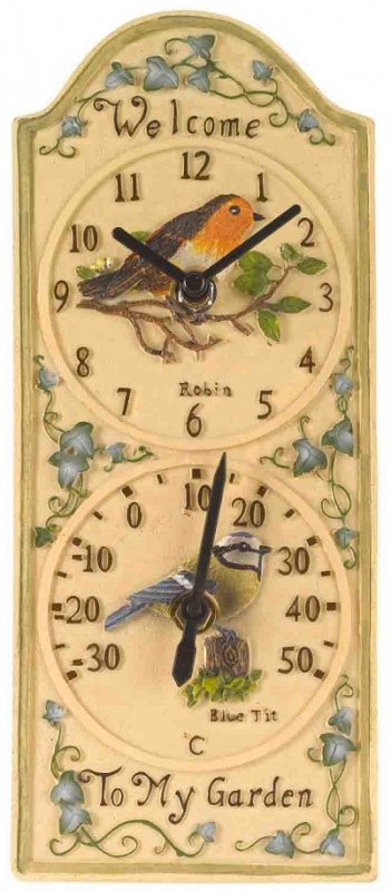 5064006 - Birdberry Clock & Thermometer - Cut out